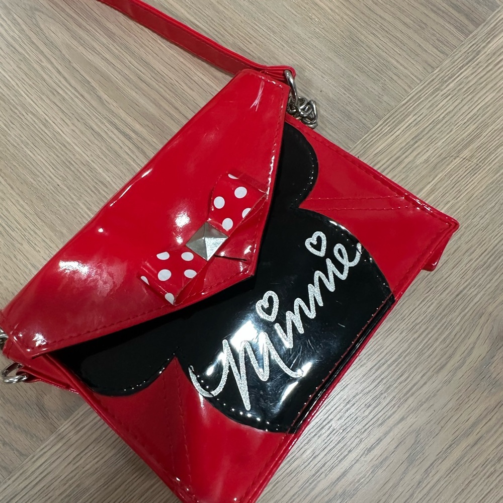 Disney Red Minnie Mouse Crossbody Bag